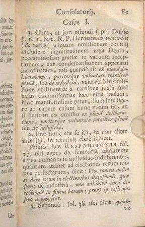 Casus I - [Casus V.]