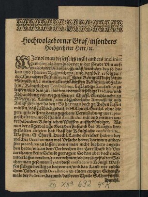 1v-8r, Copia einiger Schreiben ...