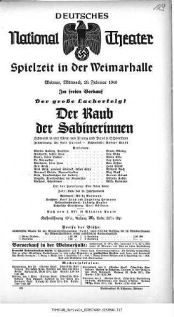 Der Raub der Sabinerinnen