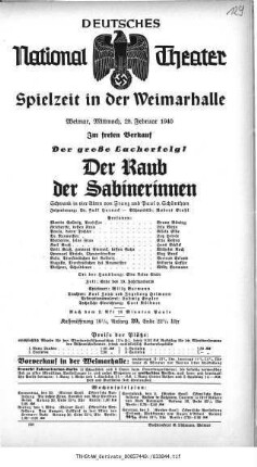 Der Raub der Sabinerinnen
