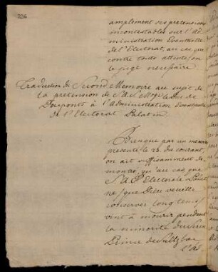 236-251, Traduction de Second Memoire...