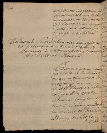 236-251, Traduction de Second Memoire...
