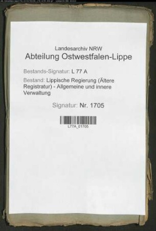 Anstellung des Fiskals in peinlichen Sachen