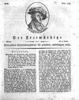 Nro. 123, Montag, den 20. Junius 1808