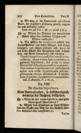 276-283, Titulus VIII