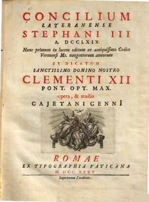 Concilium Lateranense Stephani III a. 1269