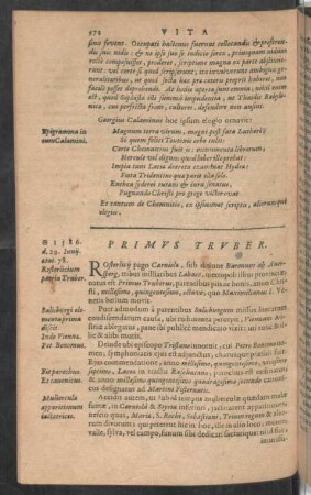 Primus Truber.