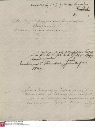 Knesebeck, B. Freiherr v. dem, Justizrat in Göttingen