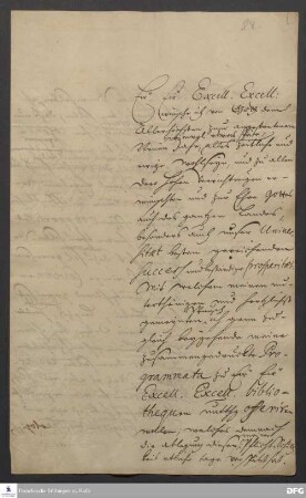 Brief von August Hermann Francke an [Marquard Ludwig von Printzen?].