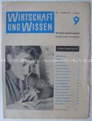 Monatszeitschrift des DGB für Angestellte "Wirtschaft und Wissen" u.a. zur Rentenreform