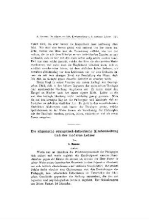 Die allgemeine evangelisch-lutherische Kirchenzeitung und der moderne Lehrer : (Schluss)