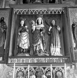 Madonna zwischen den Heiligen Barbara und Stephanus