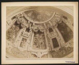 San Pietro in Montorio, Rom: Ansicht des Stucks in der Apsis der Cappella Vasari
