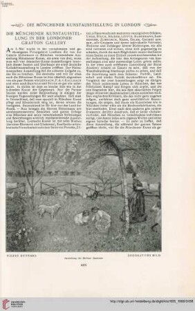 21: Die Münchener Kunstausstellung in der Londoner Grafton Gallery