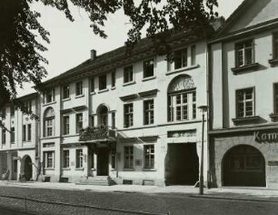 Bad Doberan, Severinstraße 5. Haus Medini (um 1825; C. T. Severin). Straßenansicht
