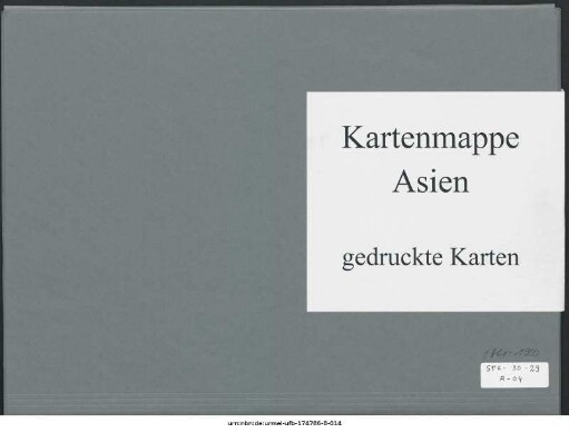 Palästina, ganz, mit Ostjordanland : 1861-1900 : Kartensammlung