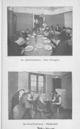 Im Erwerbslosenheim / Beim Mittagessen