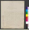 Brief von Henning genannt von Schönhoff, Leopold August Wilhelm Dorotheus von an Goethe, Johann Wolfgang von