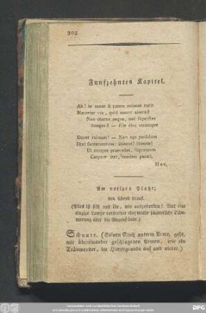 Funfzehntes Kapitel.