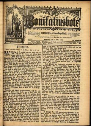 Ausgabe vom Sonntag, den 21. Mai 1893.