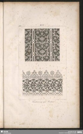Grundverzierung und Bordure