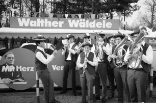 Wahlkampf des Kandidaten und Ersten Bürgermeisters Walther Wäldele zur Oberbürgermeisterwahl am 12. April 1970