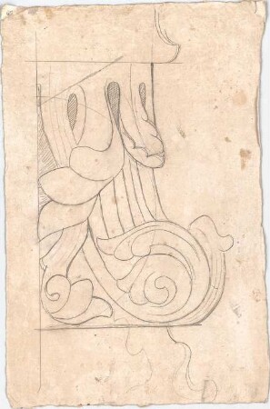 Voit, August von; Kapitelle - Kapitell (Studie)