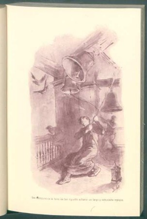 Las campana de la torre de San Agustín echaron un largo entusiasta repique - [Dibujo]