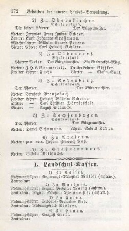 L. Landschul-Klassen.