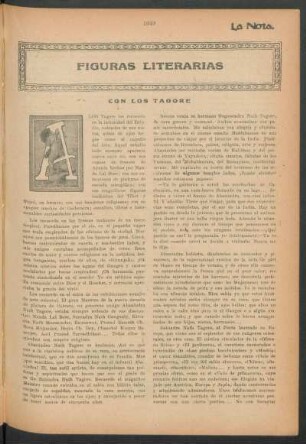 Figuras literarias : Con los Tagore