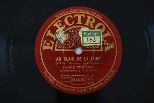 Au clair de la lune / (Lulli). Bearbeiter: de la Tombelle
