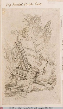 Exlibris des Friedrich Nicolai