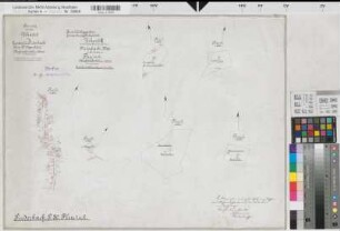Puderbach (Laasphe), Separation Puderbach, Urkarte II Flur 1 und 2