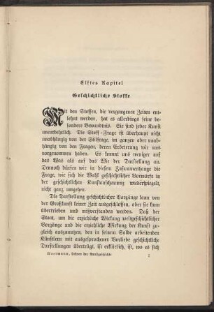 Elftes Kapitel. Geschichtliche Stoffe