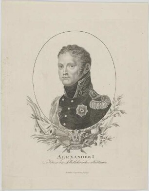 Bildnis von Alexander I., Zar von Rußland