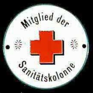 Mitglied der der Sanitätskolonne
