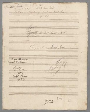 Sonatas; f; pf; op. 22 - BSB Mus.Schott.Ha 9780-2
