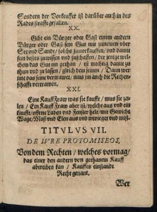 Titulus VII. De Iure Protomiseos.