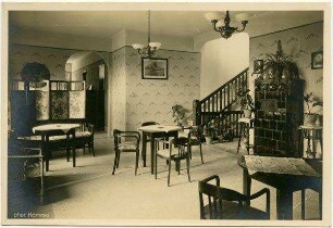 Pension Appinger (Deutsches Haus). Haifa. Carmel Avenue. Telephon 609