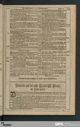 Die erste Epistel an Timotheum