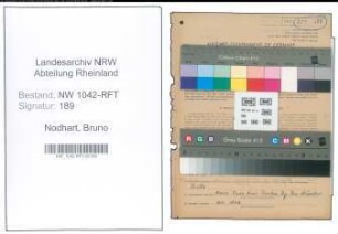 Entnazifizierung Bruno Nodhart , geb. 25.10.1905 (Milchkontrollbeamter)