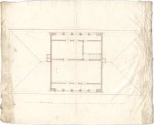 Speeth, Ferdinand; Gebäude - Grundriss OG, Ansicht