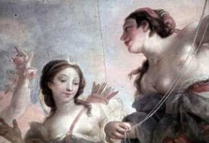 Merkur mit dem goldenen Apfel der Eris
