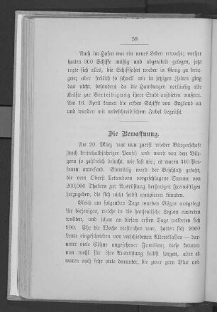 Die Bewaffnung.