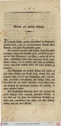 Vorrede zur zweiten Auflage