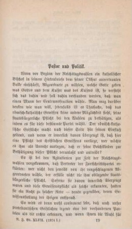 255-275 Pastor und Politik