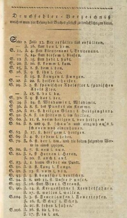 Druckfehler-Verzeichniß