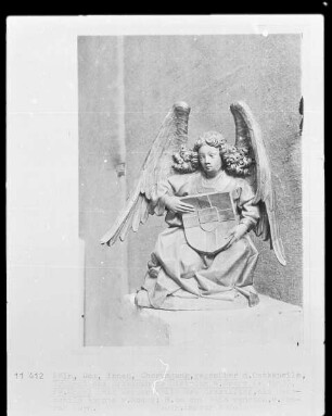 Grabmal des Erzbischofs Dietrich von Moers — Engel mit Wappen des Kölner Erzstifts