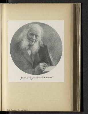 Karl Rumpel, Kohlezeichnung.