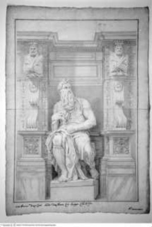 Concorso Accademico 1725, Terza Classe: Die Statue des Moses von Michelangelo Buonarroti in San Pietro in Vincoli, terzo premio